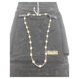 Mexican 14K Gold & Pearl Necklace