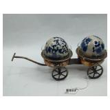 F.B. Rogers Silver Condiment Carriage
