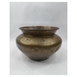 Hand Hammered Brass Lota Form Vessel