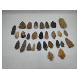N. American Stone Projectile Points Set