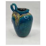 Spanish Glazed Ceramic Pitcher