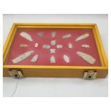Lithic Projectile Point & Scraper Set