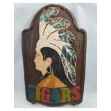 Plaster Relief Cigars Wall Plaque