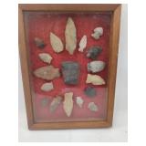 Native American Style Lithic Tools Box