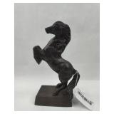 Patinated Bronze Rearing Horse