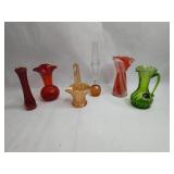 Kanawha Pitcher & Portuguese Glass Vase