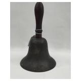 Cast Metal Bell w/ Turned Wood Handle