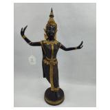 Thai Gilt Patinated Bronze Dancer Fig