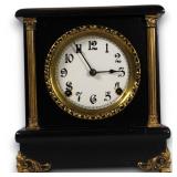 Antique Ansonia Munich Iron Mantel Clock