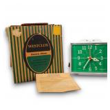 New Old Stock Westclox 20341 Dunmar White Green Di