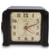'Little-Tel' 7HE137 Brown Clock