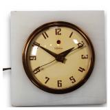 Vintage Telechron Glamour 3H91 Onyx Electric Clock