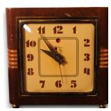 'Bancroft' 3H89 Wood Telechron Clock