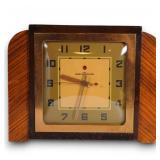 RARE 'Tuscan' 4H80 Deco Wood Mantel Clock