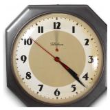 'Radio' 455 Telechron Verde Iron Clock B2