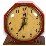 RARE 8141K-2 Catalin Brass Bakelite Clock