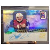 Bobby Newcombe AUTOGRAPH Card 2001 Finest