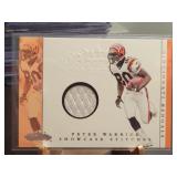 Peter Warrick SHOWCASE STITCHES Jersey 2001 Fleer