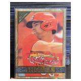 Lane Thomas rc WOOD ART Card 2020 Topps