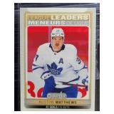 Auston Matthews LEAGUE LEADERS 21-22 O-Pee-Chee