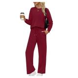 L - Womens Fall Clothes Sweatsuits Women 2 Piec