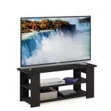 Furinno Jaya TV Stand, Espresso, 50 inches