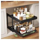 Abalter Expandable Pull Out Cabinet Organizer,2-Ti