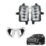 Nurniacl 2 Pcs Fog Lights w/Bezels Replacement for