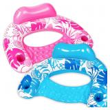 SLOOSH Inflatable Pool Floats Adult,2 Pack X-Large