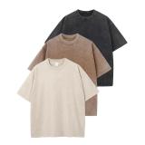 Arssm 3 Pack Men Oversized T Shirts Vintage Tee Lo