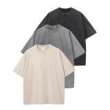 Arssm 3 Pack Men Oversized T Shirts Vintage Tee Lo