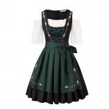 L -  Bavarian Dirndl Dress,Oktoberfest Outfi