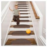 Qingbei Rina Bullnose Carpet Stair Treads Non Slip