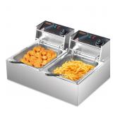 ROVSUN 22.8QT/21.6L Electric Deep Fryer, Commercia