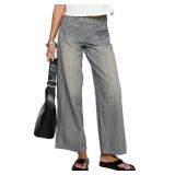 US 8 - Princess Polly Mid Rise Wide Leg Cargo J