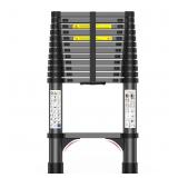12.5FT Telescoping Ladder, 330lb Capacity Aluminum
