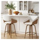 LukeAlon 26 Inch Swivel Counter Height Bar Stools