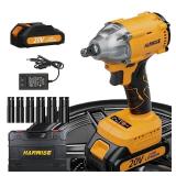 HANWISE 20V Cordless Impact Wrench,350N.M High Tor