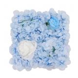 Zarvion 12Pcs Artificial Flower Wall Backdrop Pane