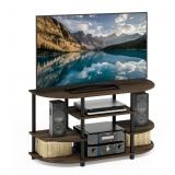 Furinno JAYA Simple Design Corner TV Stand, Columb