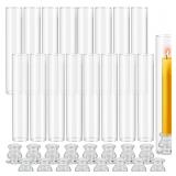 Cieex Hurricane Glass Candle Holders 18 Set, Candl