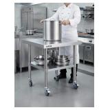 Garvee Stainless Steel Work Table, 24x36x26 Inch C
