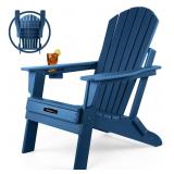 FUNBERRY Oversized Adirondack Folding Chair, Fire