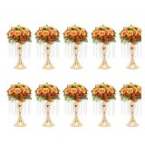 8 Pcs Wedding Centerpieces for Table Crystal Flow