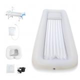 SMLXLXX,Bedside Shower Bath Kit,Inflatable Bed Bat