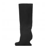 Wide Calf 9.5 Knee High Boots for Women Faux Suede