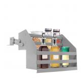 2-Tier Cabinet Pull Down Organizer, Buffer Lifting