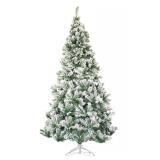 Perfect Holiday 7' Snow Flocked Christmas Tree | 7