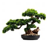 Artificial Bonsai Tree 17 Inch Realistic Pine Tree