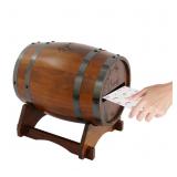 Whiskey Barrel Wedding Card Box